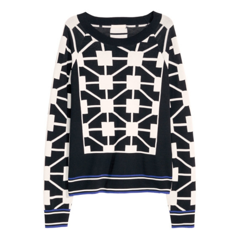 H&M Geometric Sweater